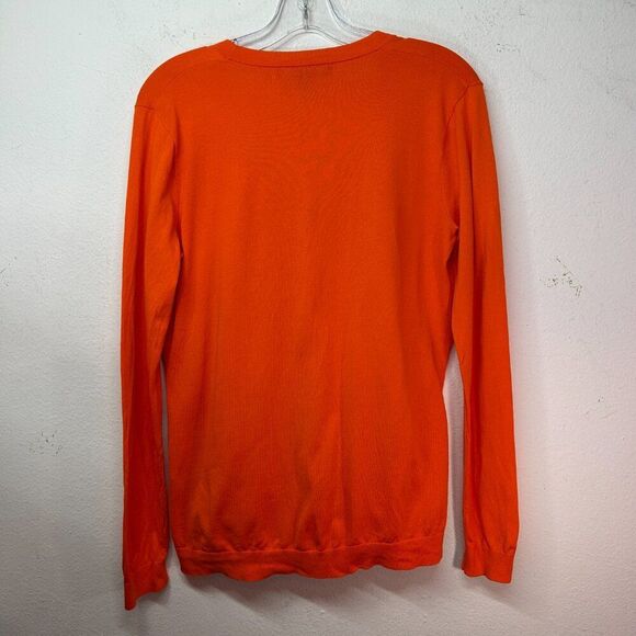 Ralph Lauren Black Label ladies cardigan sweater large orange everyday casual - Picture 7 of 10